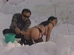 従僕人妻雪化粧2 氷浣腸・鞭打ち・フィストファック・野外逆さ吊り